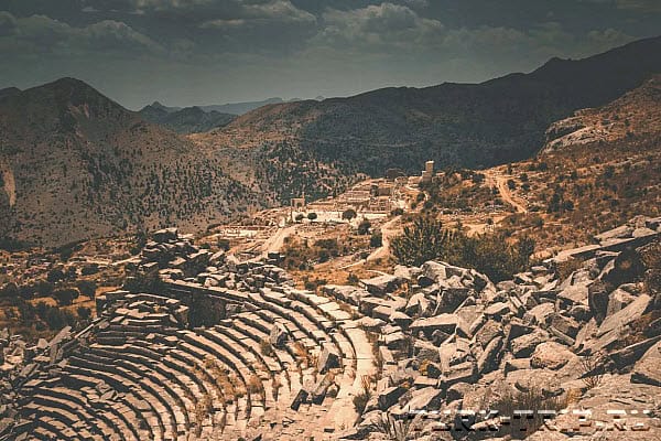 Фото (картинка): Древний театр Сагалассос (Sagalassos Antik Kenti, Sagalassos Ancient City) в Турции