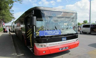 Транспорт в Анталии, Турция - полное описание маршрута автобусов 800