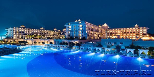 Фото общий вид на гостиницу-отель Titanic Deluxe Golf   в Белеке, Турция