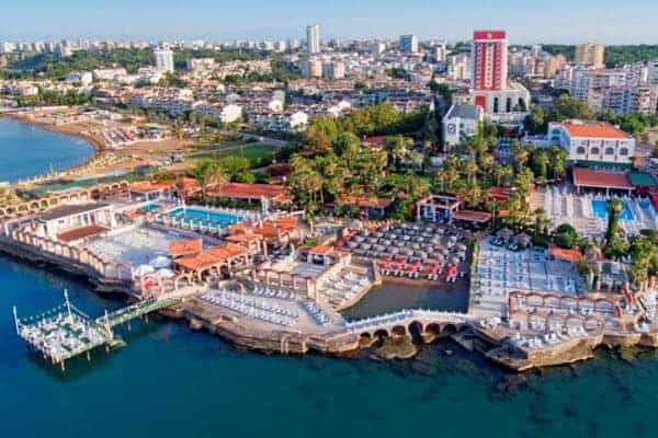 Как добраться из отеля Club Hotel Sera до торгового центра Терра Сити в Анталии